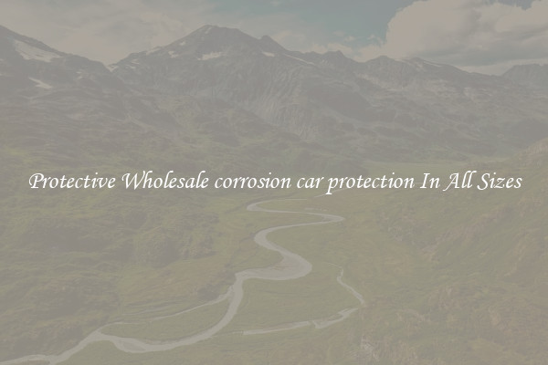 Protective Wholesale corrosion car protection In All Sizes