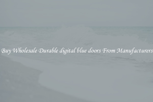 Buy Wholesale Durable digital blue doors From Manufacturers