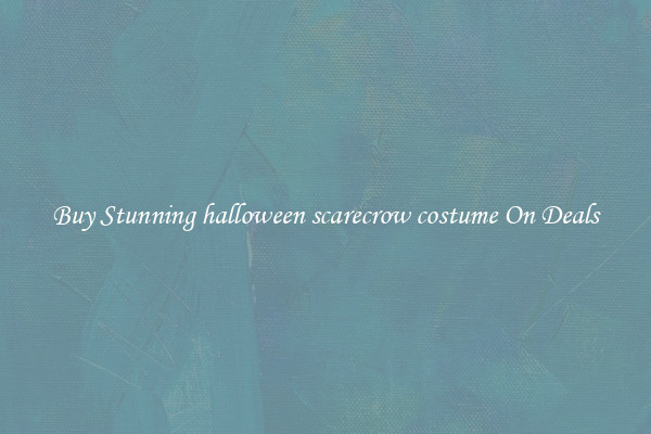 Buy Stunning halloween scarecrow costume On Deals