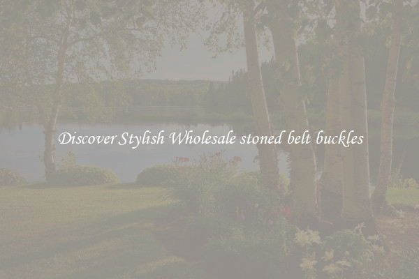 Discover Stylish Wholesale stoned belt buckles