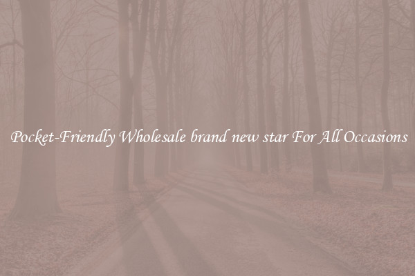 Pocket-Friendly Wholesale brand new star For All Occasions