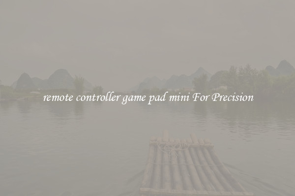 remote controller game pad mini For Precision