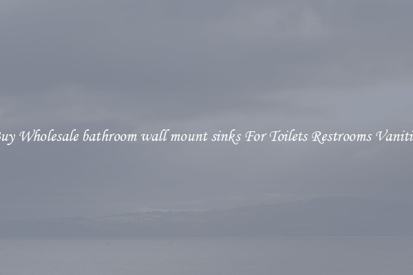 Buy Wholesale bathroom wall mount sinks For Toilets Restrooms Vanities